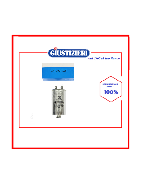 condensatore metallico 20µf lavatrice mondo originale - giustizierishop.it