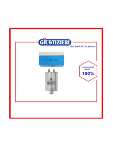 condensatore metallico 14µf lavatrice mondo originale - giustizierishop.it