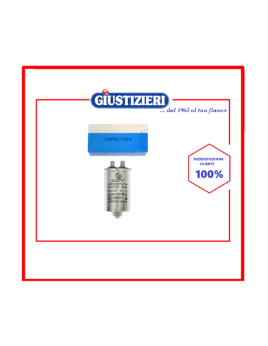 condensatore metallico 12,5µf lavatrice mondo originale - giustizierishop.it