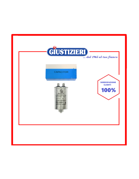 condensatore metallico 12,5µf lavatrice mondo originale - giustizierishop.it