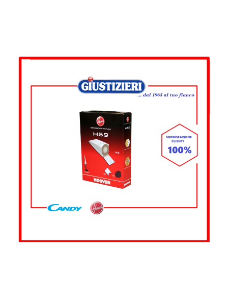 35600279 sacchetti carta h59 aspirapolvere hoover originali  - giustizierishop.it