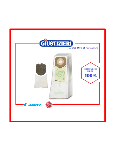35600279 sacchetti carta h59 aspirapolvere hoover originali  - giustizierishop.it