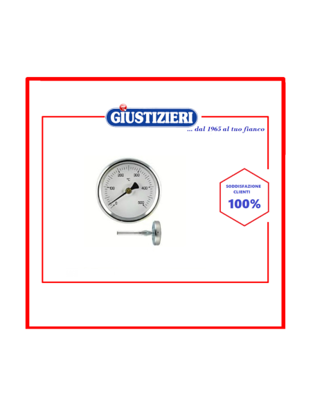 87084 termometro forno 0-500° sonda d.9 mm.100 ottima qualit - giustizierishop.it