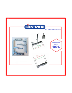 kcf2197 glem gas kit 2 cerniere + 2 portarulli maxi forno po - giustizierishop.it