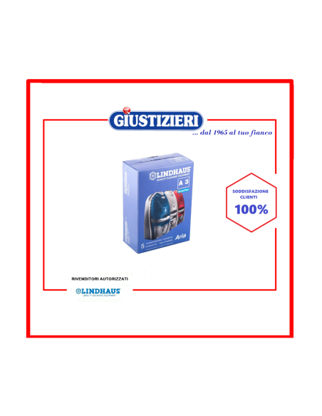 confezione 5 sacchetti microfibra lindhaus a3 micropor origi - giustizierishop.it