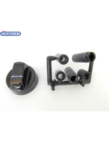 22mu0001/n manopola nera universale per cucine e i piani di  - giustizierishop.it