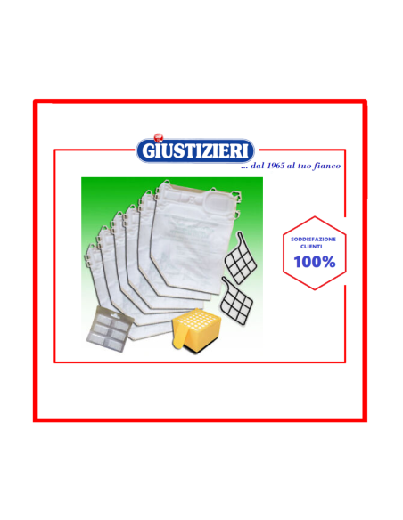 kit vk135-136 6 sacchetti + microfiltro hepa + 2 filtri grig - giustizierishop.it