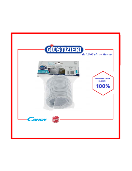 35601820 tubo di condensa diam. 106 per asciugatrice in pvc  - giustizierishop.it