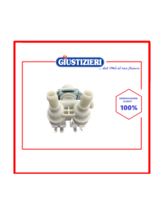 elettrovalvola lavatrice doppia  90° uscita 12mm universale  - giustizierishop.it