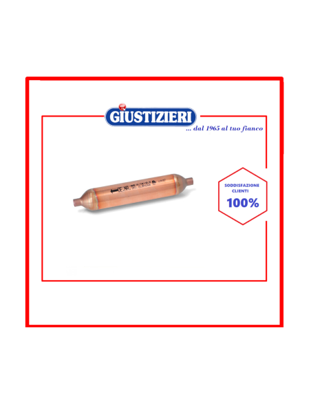 dry024un filtro frigo 30gr. ø6,5mm x ø6,5mm lunghezza: 137mm - giustizierishop.it