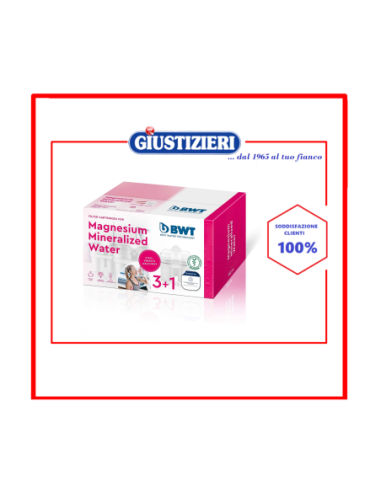 bwt filtri caraffa magnesium mineralized water cartuccia fil - giustizierishop.it