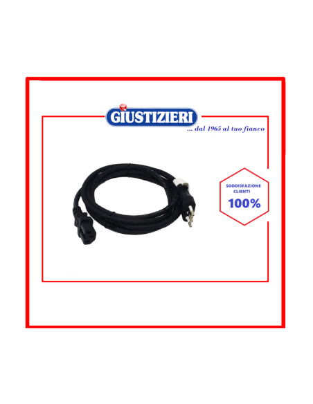 m060 cavo alimentazione completo 2 mt 3x1mm spina italia pol - giustizierishop.it