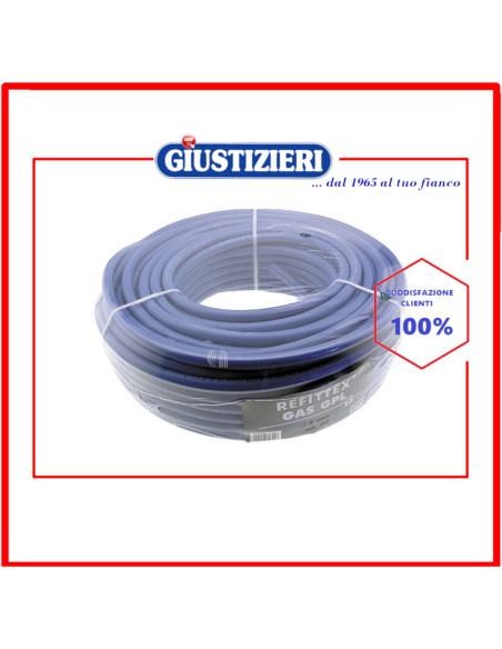 tubo gas gpl diametro 8x13 mm. rotolo da 50 mt.