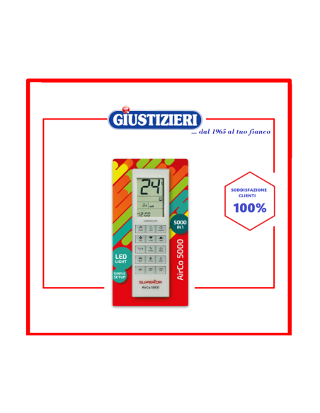 telecomando universale airco 5000 climatizzatore condizionat - giustizierishop.it
