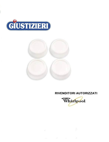 484000008531 piedini assorbi vibrazioni per lavatrice alta q - giustizierishop.it