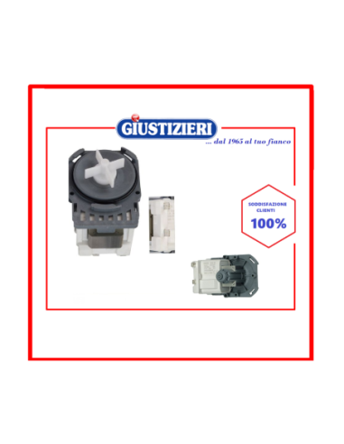 7174 pompa scarico lavatrice univ. hanyu 30w faston sotto 13 - giustizierishop.it