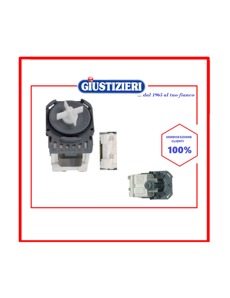 7174 pompa scarico lavatrice univ. hanyu 30w faston sotto 13 - giustizierishop.it