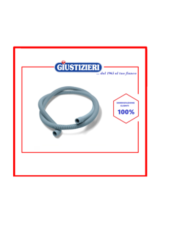 dwh013un tubo scarico lavatrice 200cm c/pipa ø19-22mm univer - giustizierishop.it