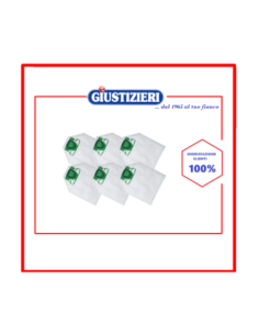 82980 set 6 sacchetti vk200 aspirapolvere compatibili vorwer - giustizierishop.it
