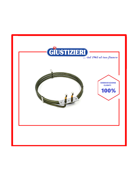 00203316 resistenza circolare 2000w 230v 3 spire forno smeg - giustizierishop.it