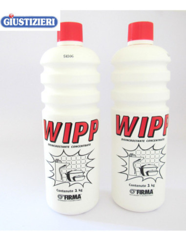 wipp disincrostante concentrato lotto 2pezzi uso professiona - giustizierishop.it