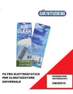 filtro per condizionatori elettrostatico antibatterico unive - giustizierishop.it