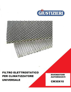 filtro per condizionatori elettrostatico antibatterico unive - giustizierishop.it 2