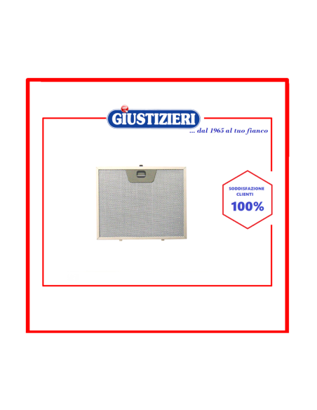 06ka0008  filtro cappa alluminio mm235x189x8 - giustizierishop.it