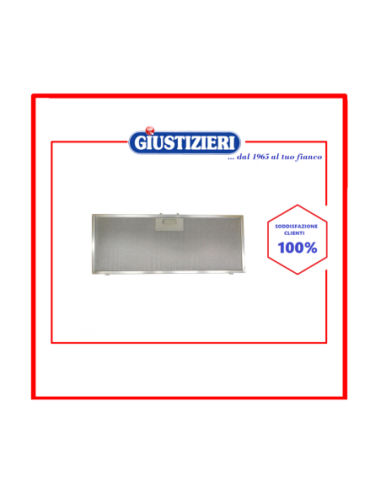 06ka0019  filtro cappa alluminio mm458,5x177x9 - giustizierishop.it