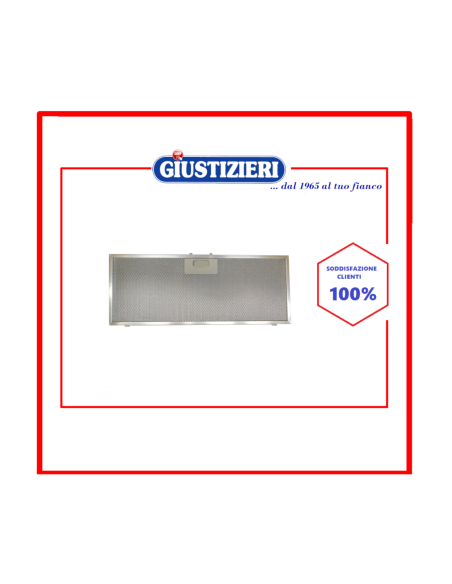 06ka0019  filtro cappa alluminio mm458,5x177x9 - giustizierishop.it