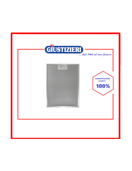 06ka0029  filtro cappa alluminio mm.219x269x9 - giustizierishop.it