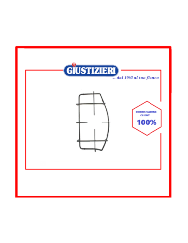 p0278 griglia piattina 1f. sinistra 4 piedini in gomma c0005 - giustizierishop.it
