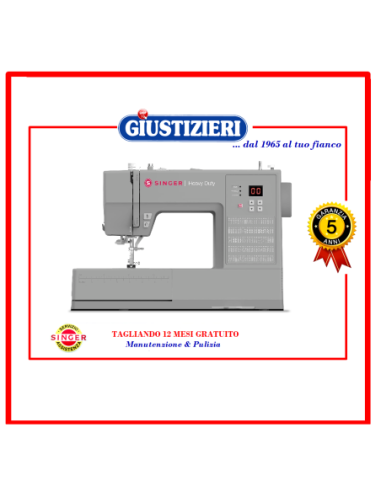 singer hd6605c macchina per cucire con 215 applicazioni - giustizierishop.it
