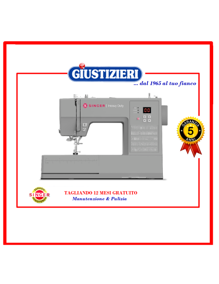 singer hd6605c macchina per cucire con 215 applicazioni - giustizierishop.it
