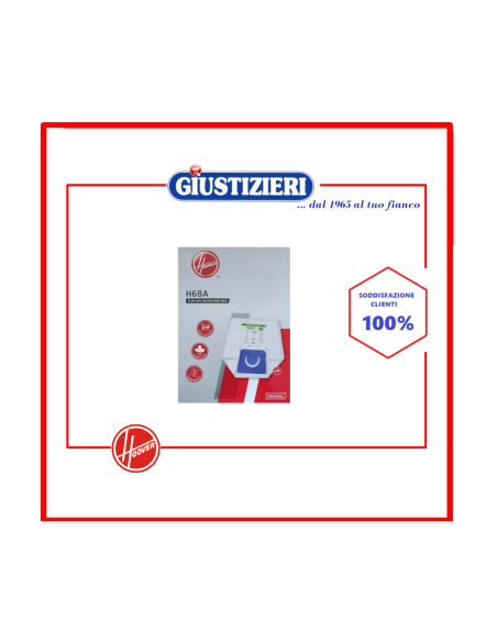 35601915 hoover diva h 68 4 sacchi sacchetti aspirapolvere m - giustizierishop.it