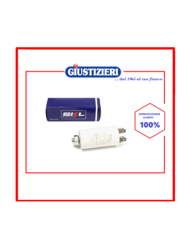 condensatore lavatrice  6µf 450v ø30x57mm - giustizierishop.it
