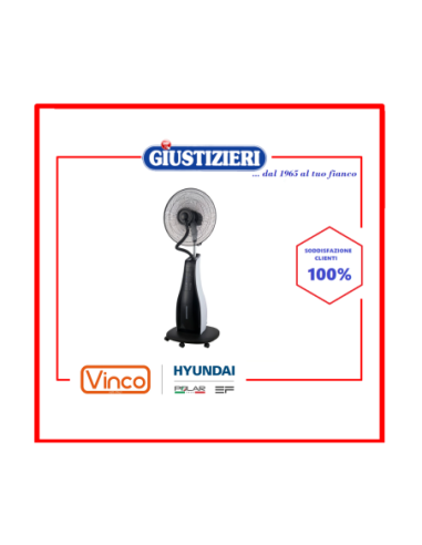 70727 ventilatore con nebulizzatore vinco 45cm 80w garanzia  - giustizierishop.it