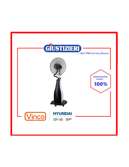 70727 ventilatore con nebulizzatore vinco 45cm 80w garanzia  - giustizierishop.it