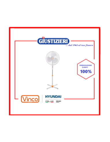 70703 – ventilatore a piantana vinco 40cm 45w garanzia 2 ann - giustizierishop.it
