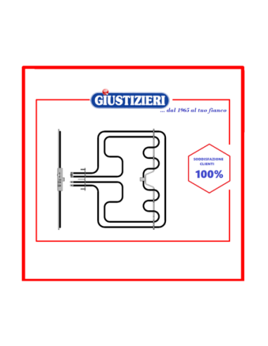 f re.3662/t resistenza doppia forno w1000/1700 v230 electrol - giustizierishop.it