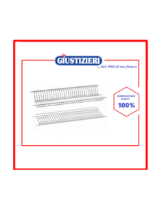 lacu2076in scolapiatti 76 cm acciaio inox griglia piatti + g - giustizierishop.it