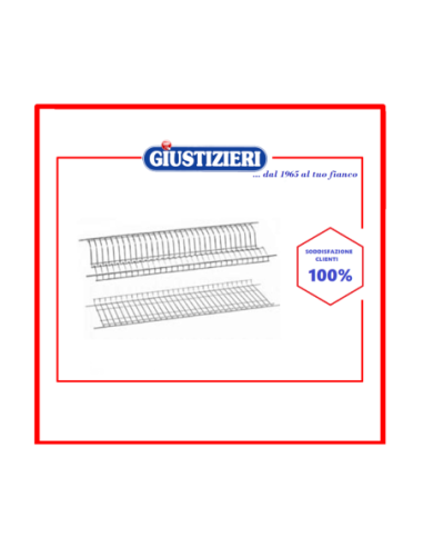 lacu2076in scolapiatti 76 cm acciaio inox griglia piatti + g - giustizierishop.it