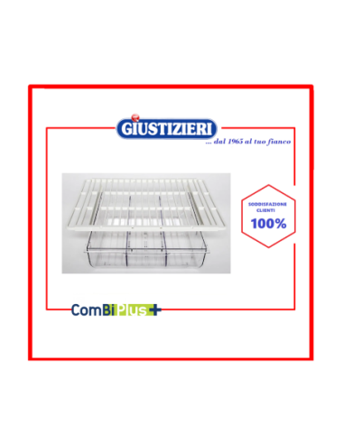 kit completo ripiano frigorifero universale con cassetto por - giustizierishop.it