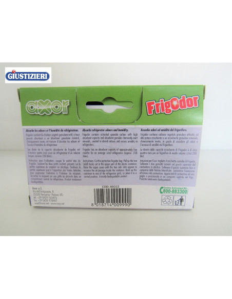 frigodor axor assorbe odori e umidita' del frigorifero durat - giustizierishop.it