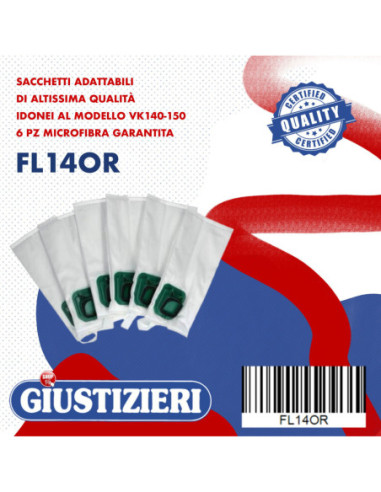 8101 sacchetti microfibra 6 pezzi adattabili vorwerk-follett - giustizierishop.it