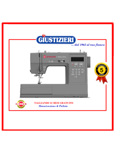 singer hd6705c macchina per cucire computerizzata 411 punti  - giustizierishop.it