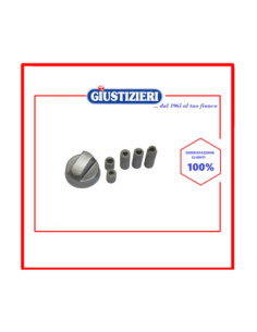 22mu0001/s manopola universale silver argento 5 raccordi inc - giustizierishop.it