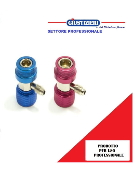 giunti di ricarica freon clima auto refrigerante r134 e vari - giustizierishop.it