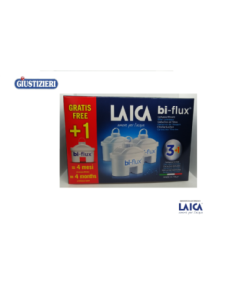 f4m filtri per caraffa laica bi-flux cartucce 3+1 gratis - giustizierishop.it