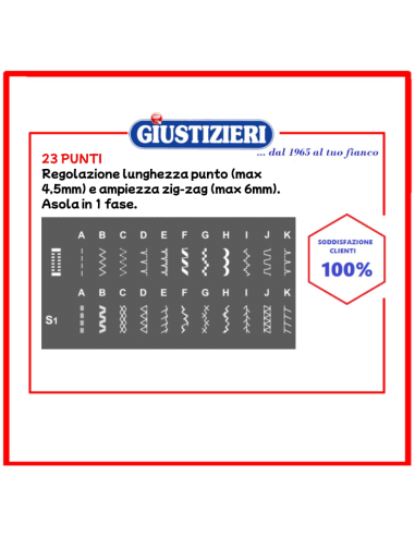 macchina per cucire meccanica heavy duty - effeci 4423 - giustizierishop.it